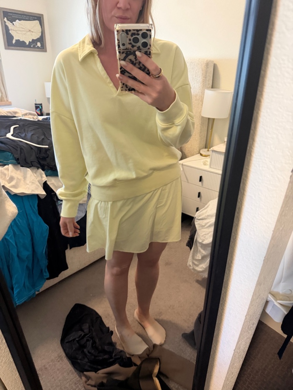CALIA by Carrie Underwood Pale Yellow Skirt
